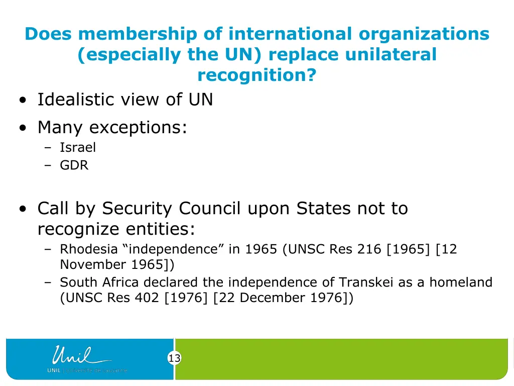 does membership of international organizations