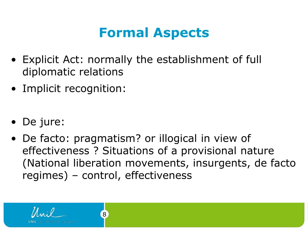 formal aspects