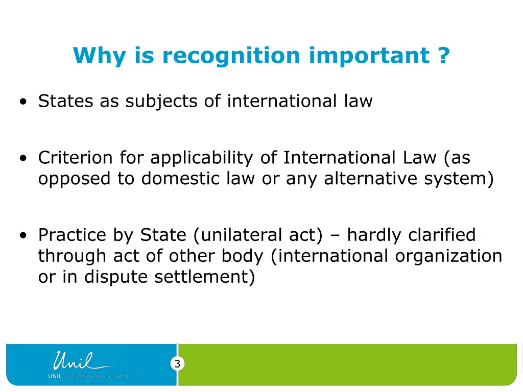 why is recognition important
