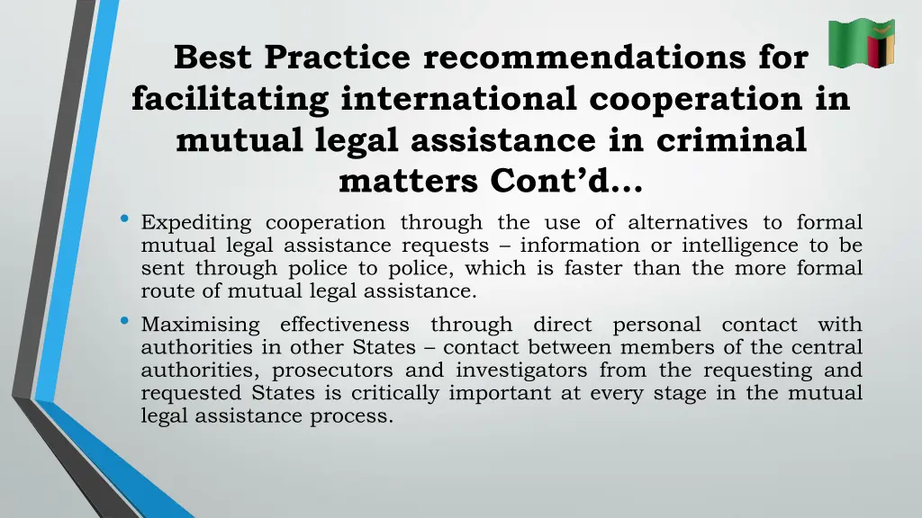 best practice recommendations for facilitating 1