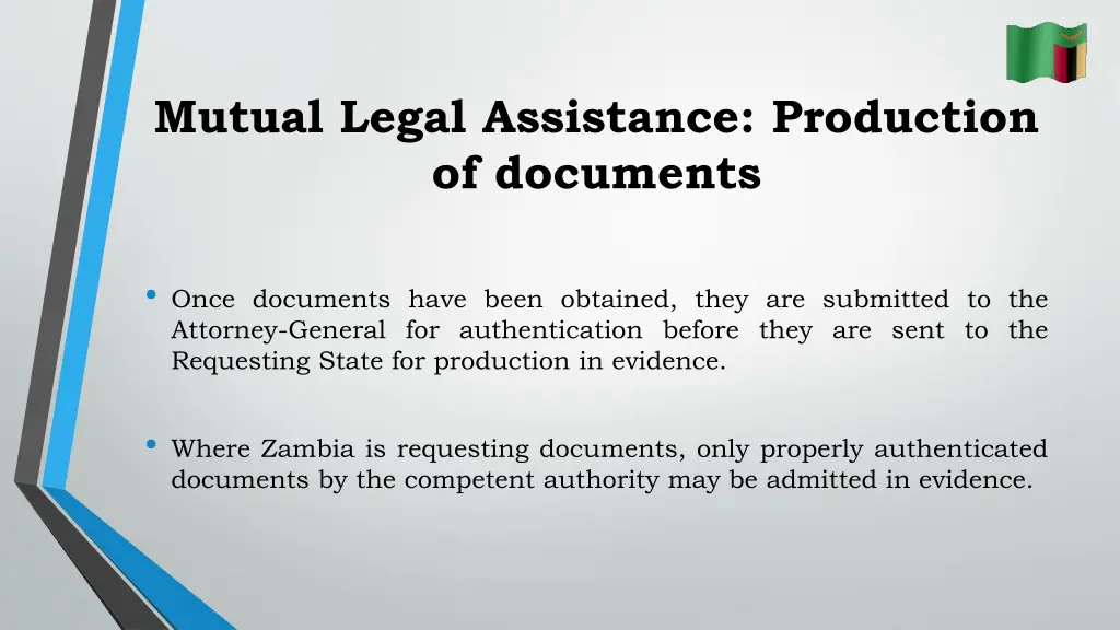 mutual legal assistance production of documents