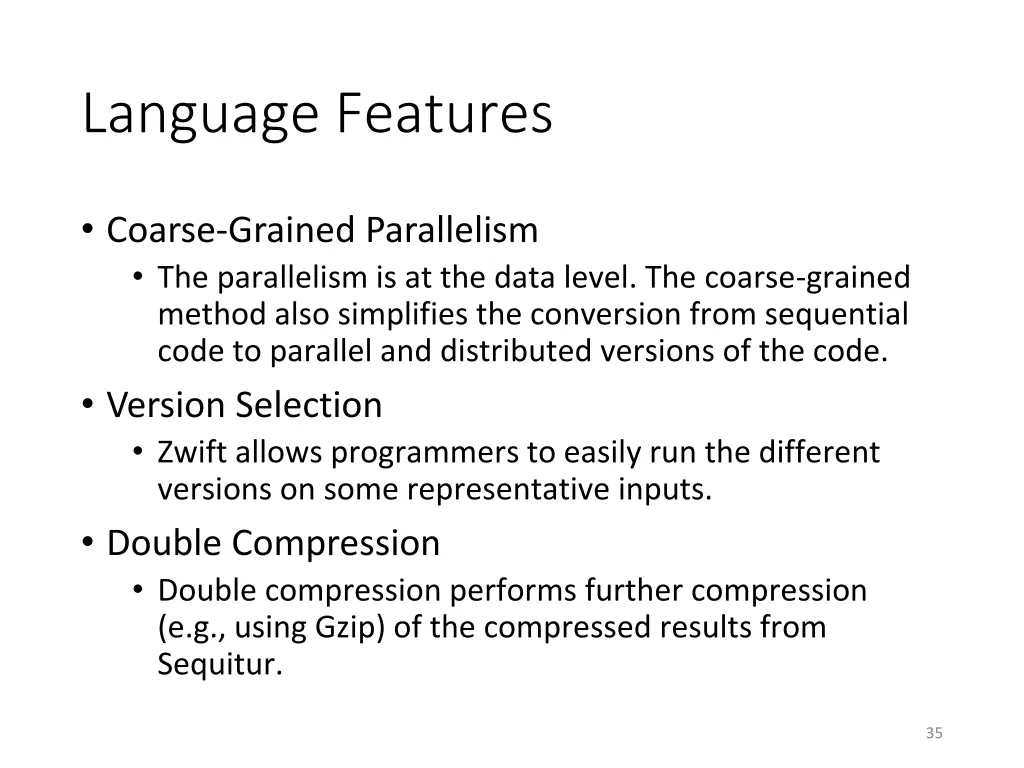 language features 1