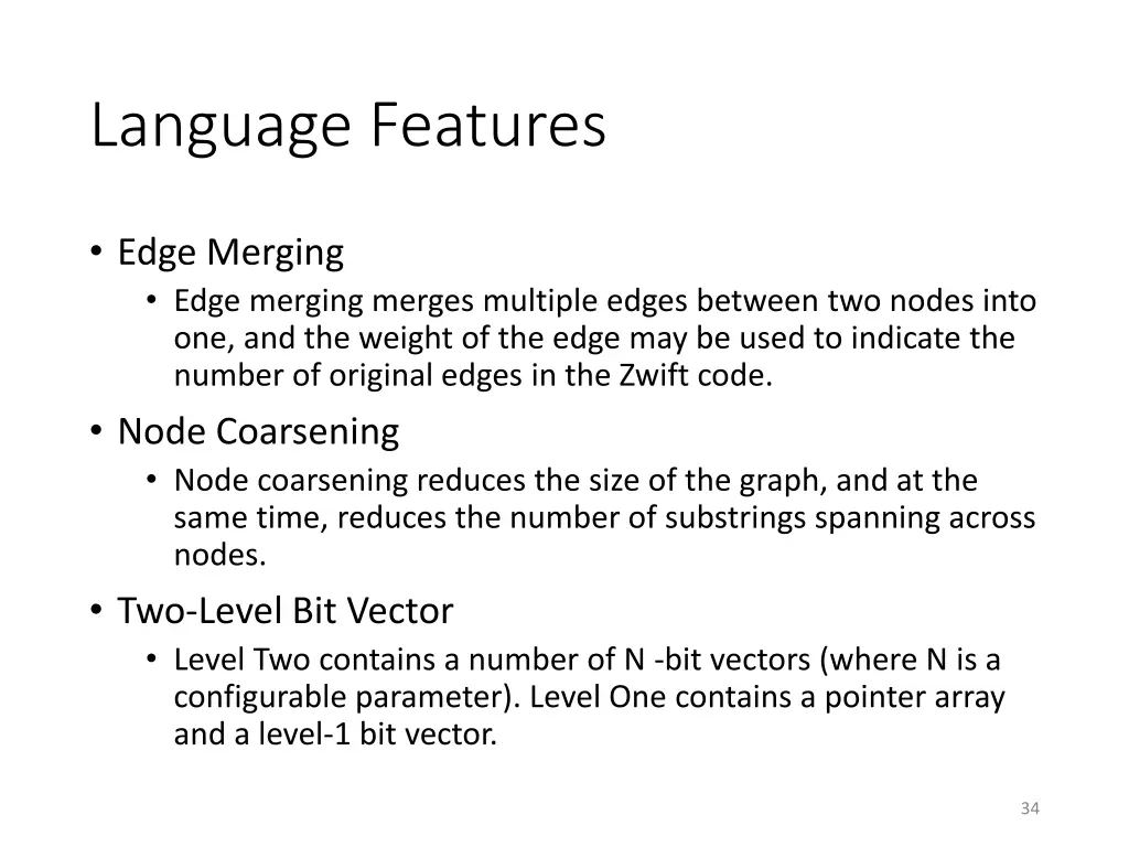 language features