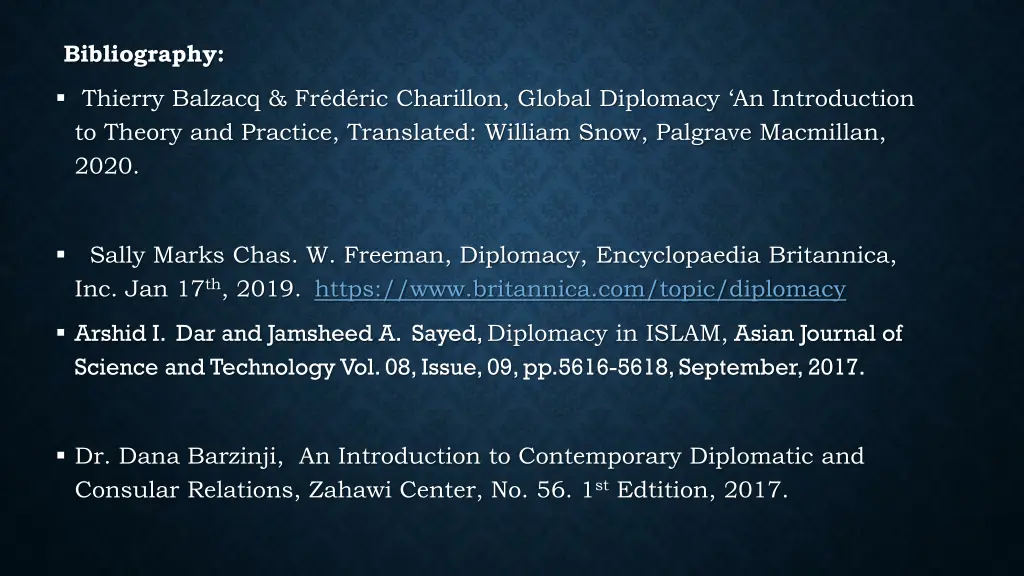 bibliography