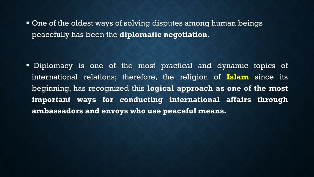 one of the oldest ways of solving disputes among