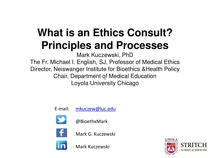 what is an ethics consult principles