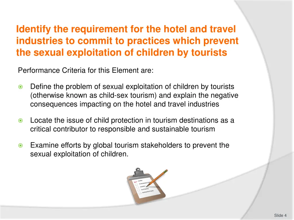 identify the requirement for the hotel and travel