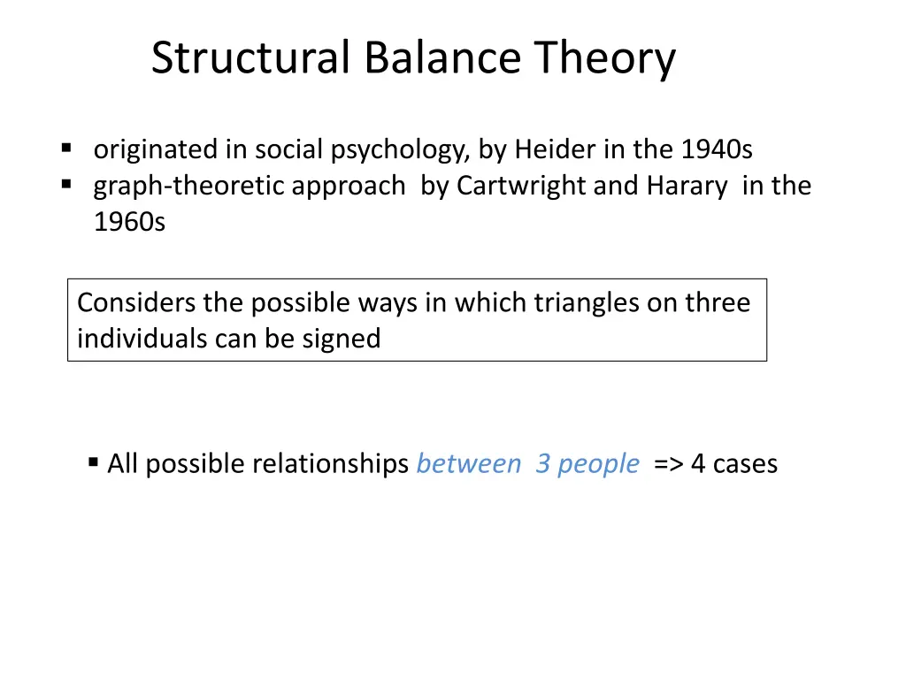 structural balance theory