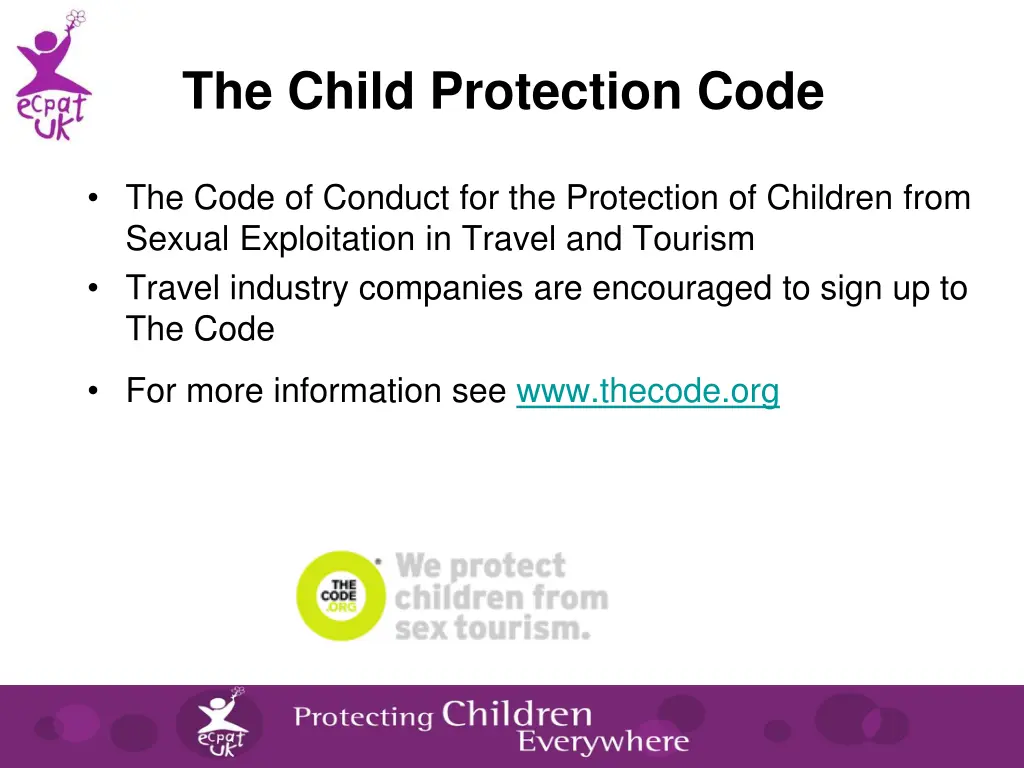 the child protection code