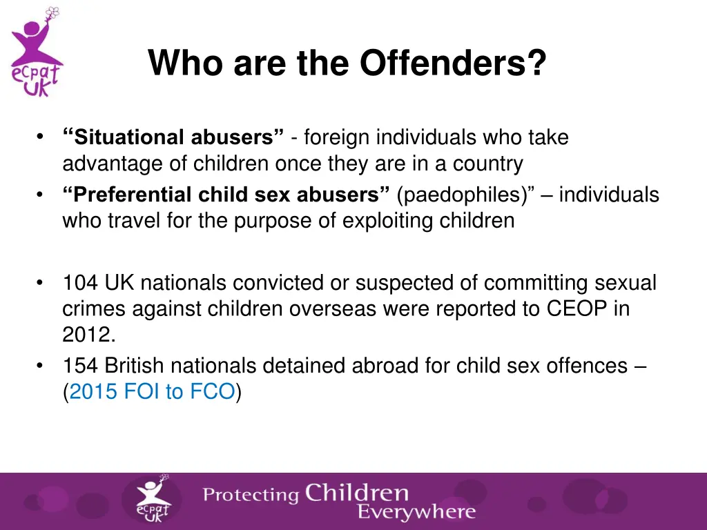 who are the offenders