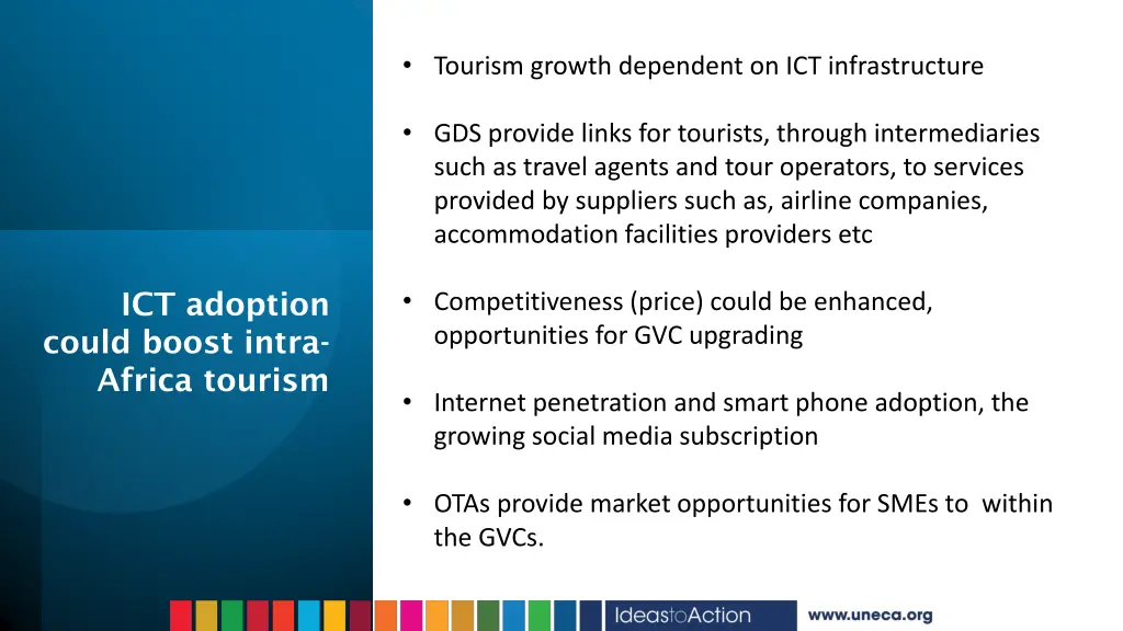 tourism growth dependent on ict infrastructure