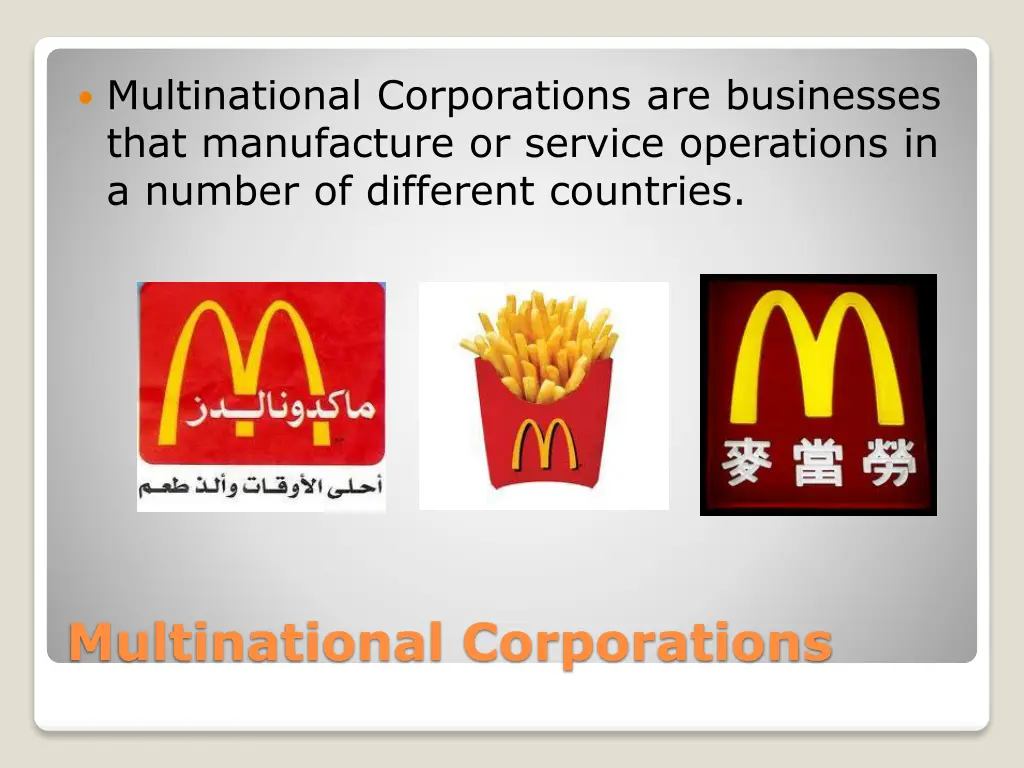 multinational corporations are businesses that