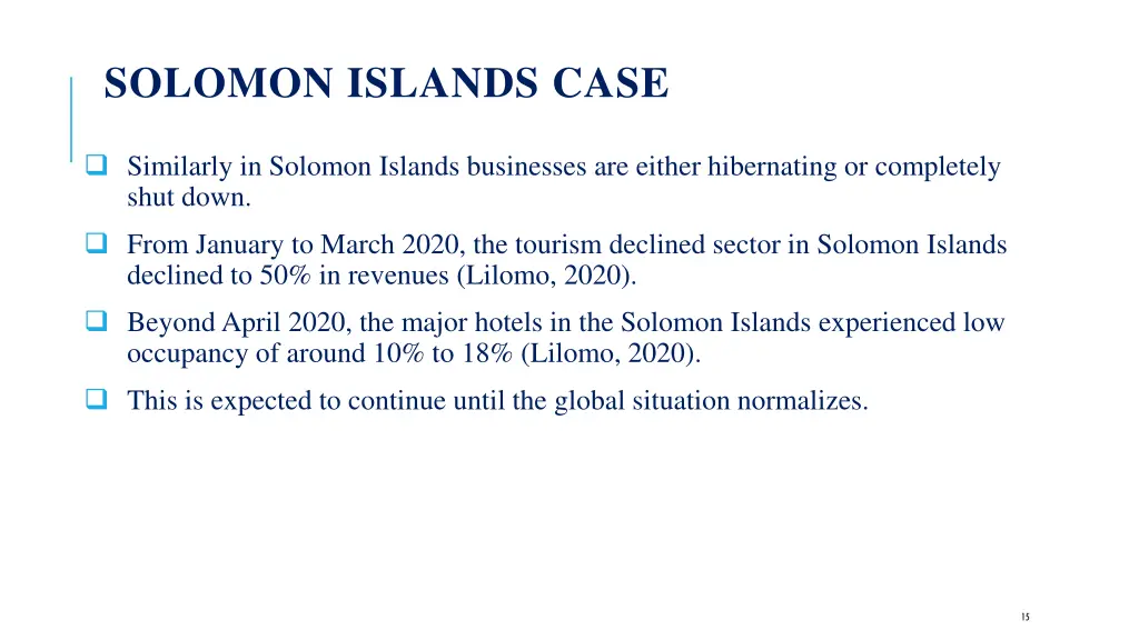 solomon islands case
