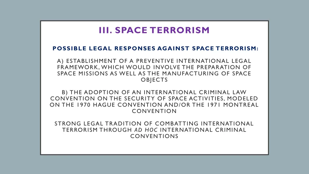 iii space terrorism 1
