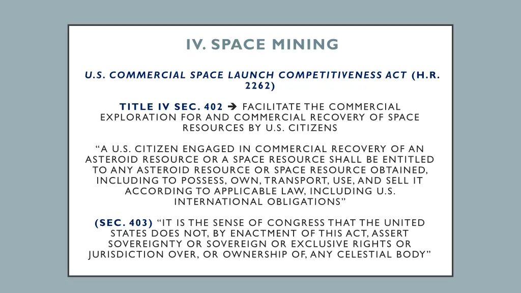iv space mining 1