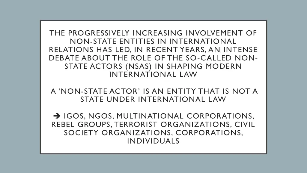 the progressively increasing involvement
