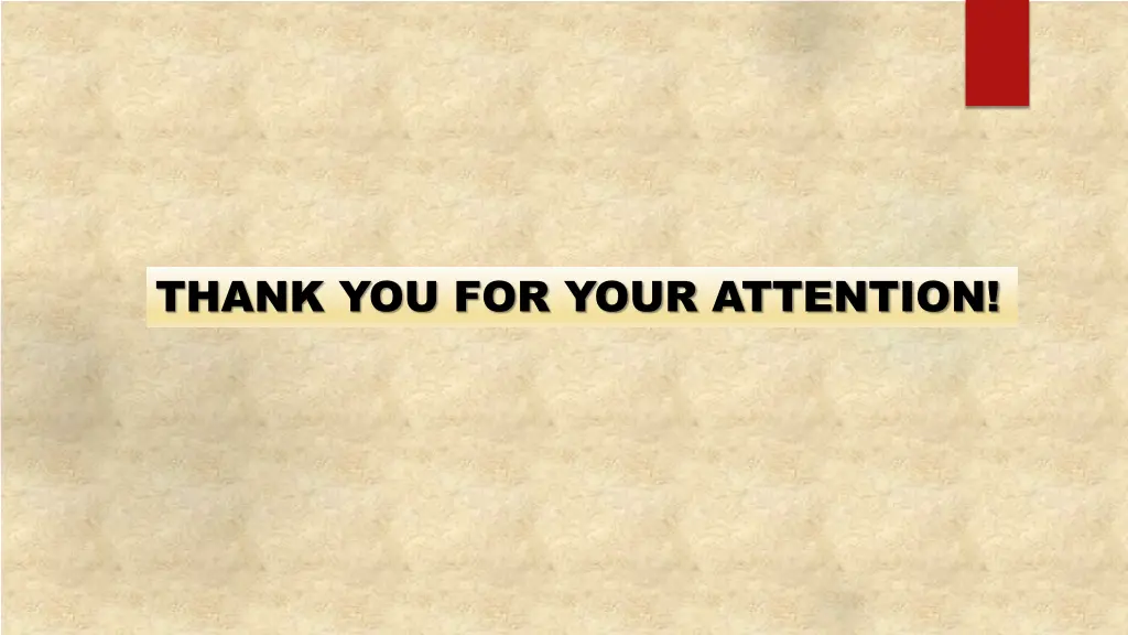thank you for your attention