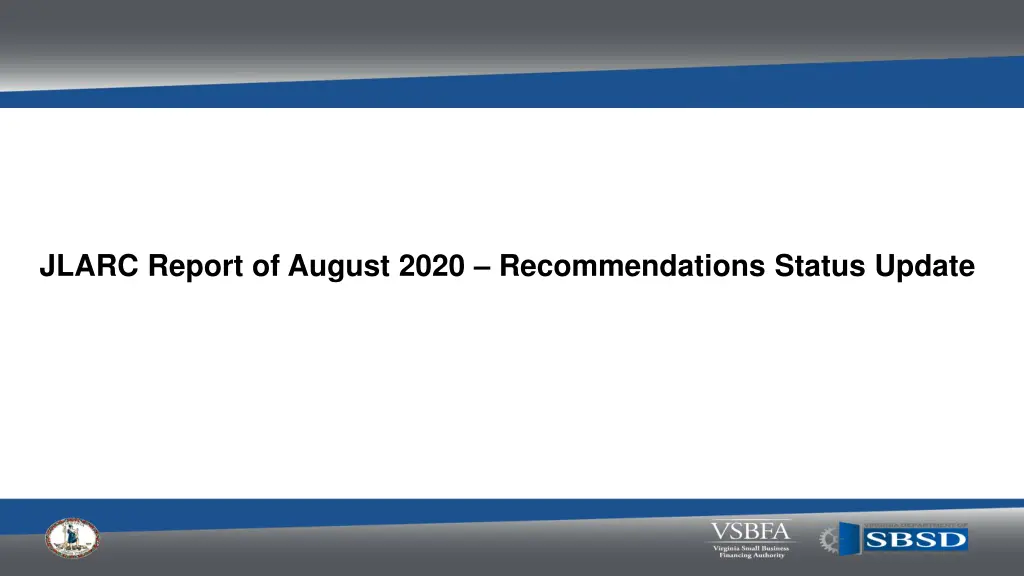 jlarc report of august 2020 recommendations