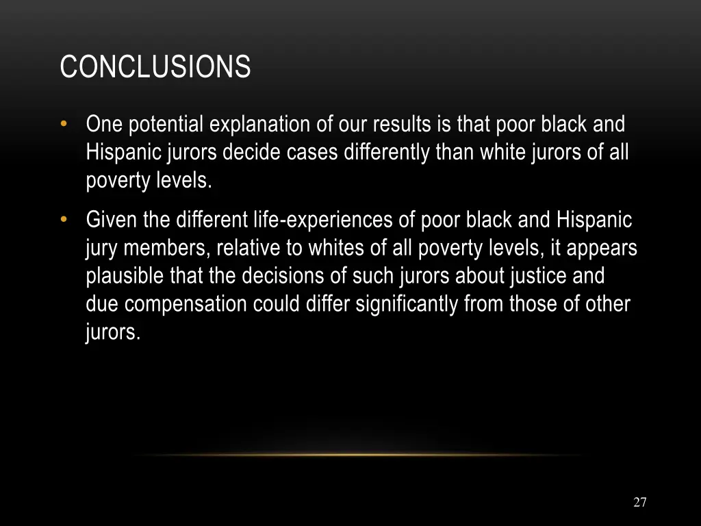 conclusions 1