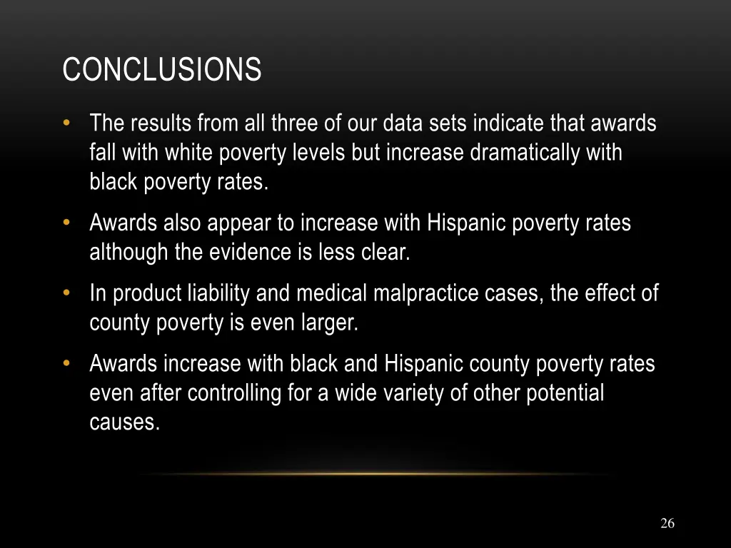 conclusions