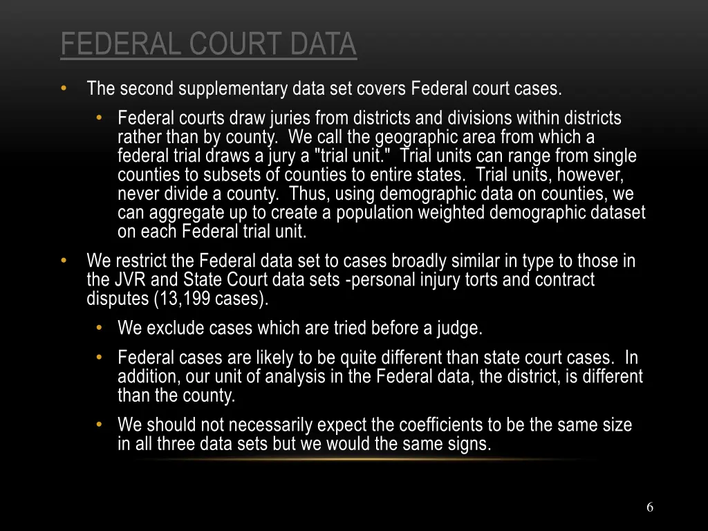 federal court data