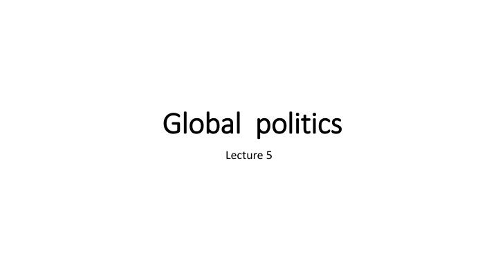 global global politics