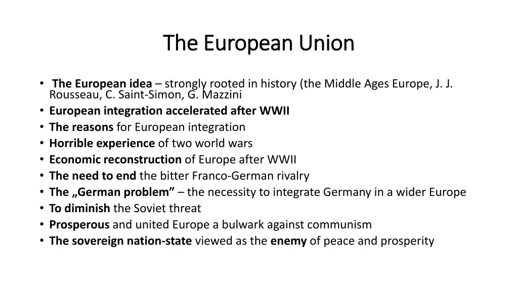 the the european european union