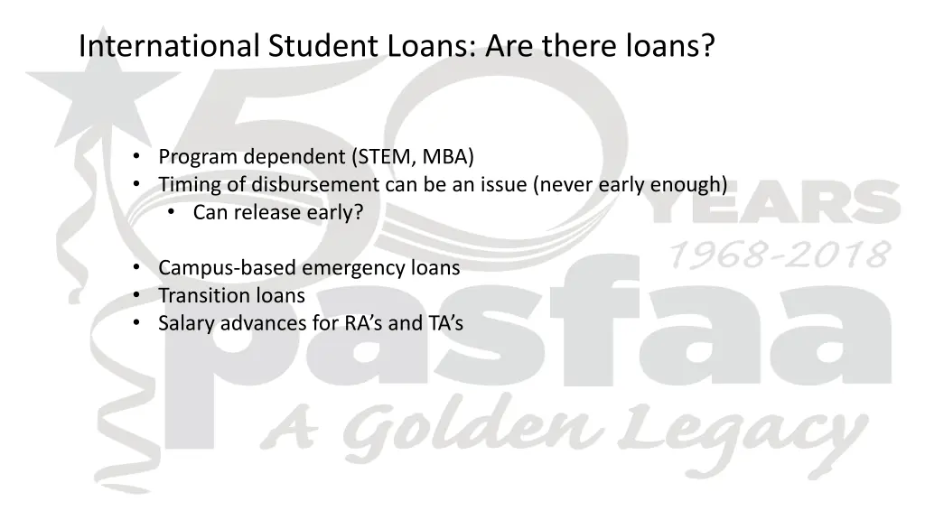 international student loans are there loans