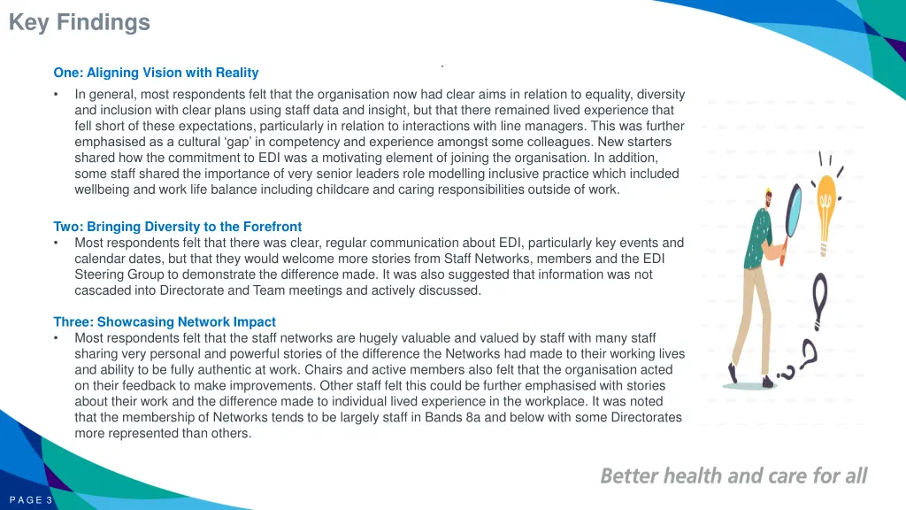 key findings
