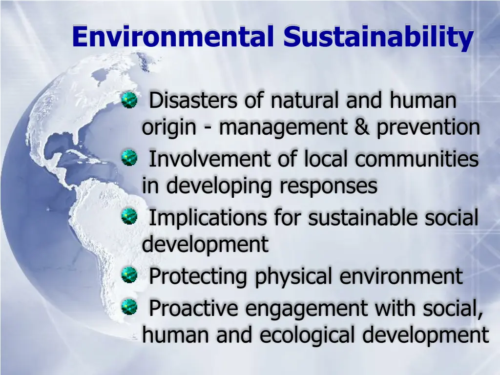 environmental sustainability