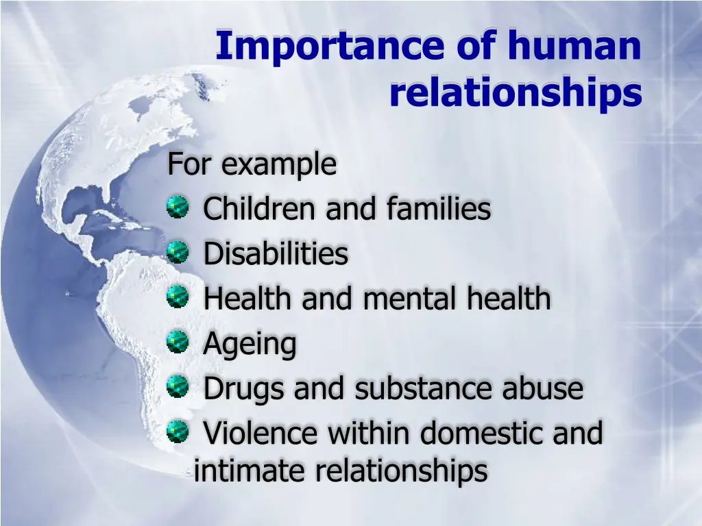 importance of human relationships 1