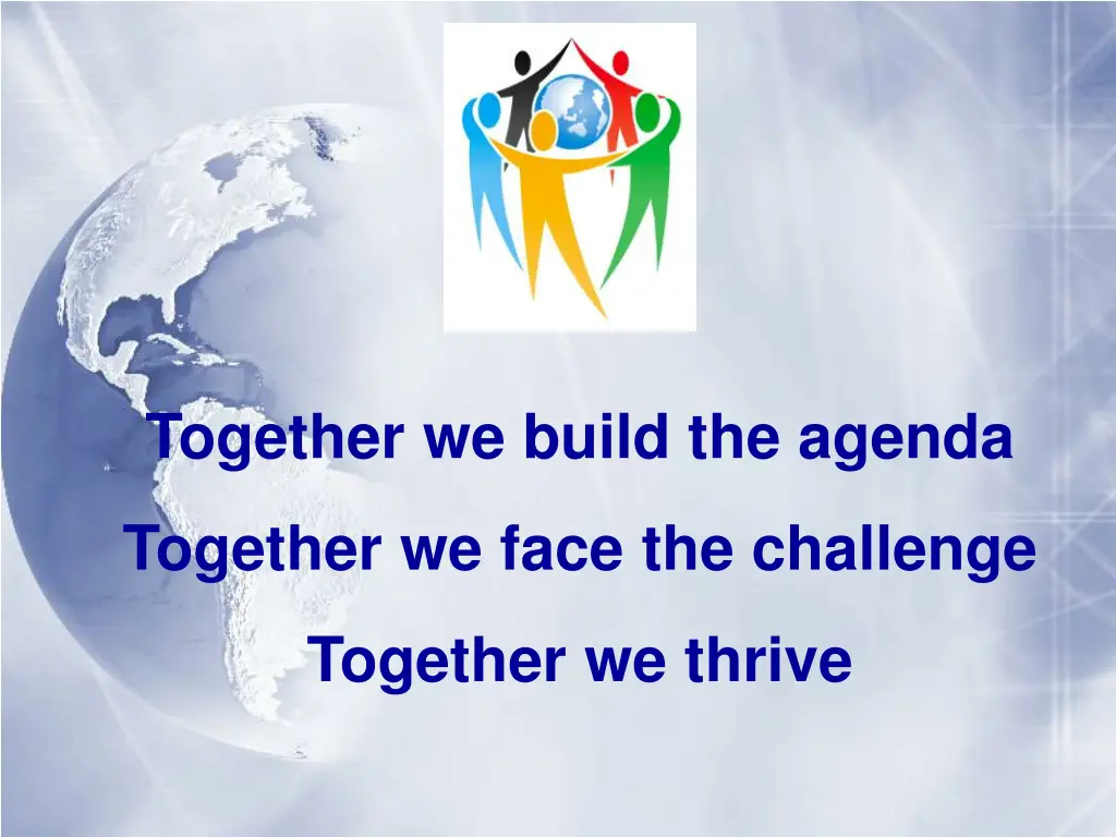 together we build the agenda