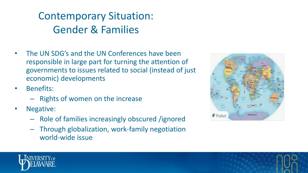 contemporary situation gender families