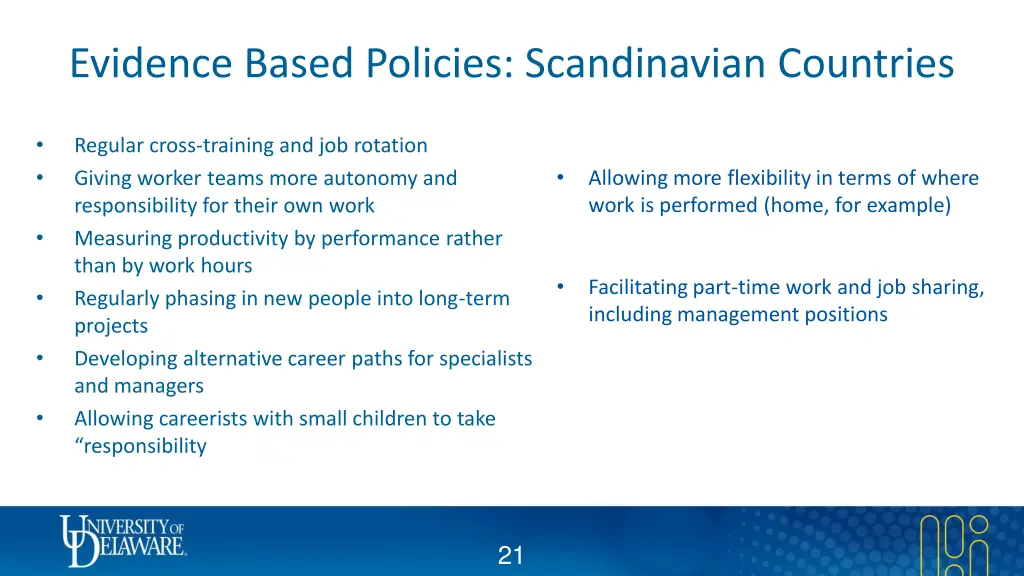 evidence based policies scandinavian countries
