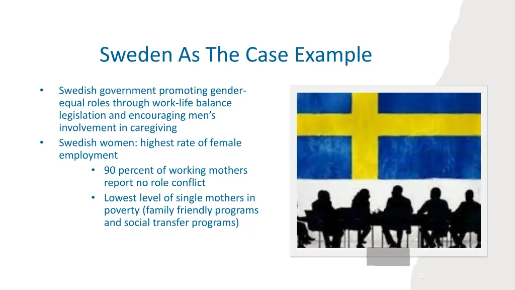 sweden as the case example