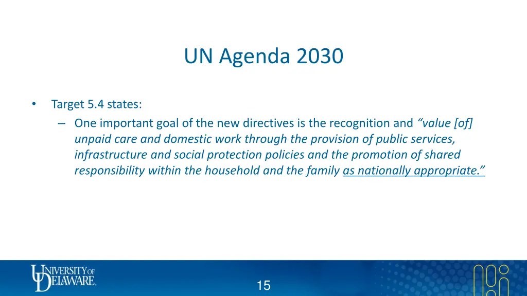 un agenda 2030