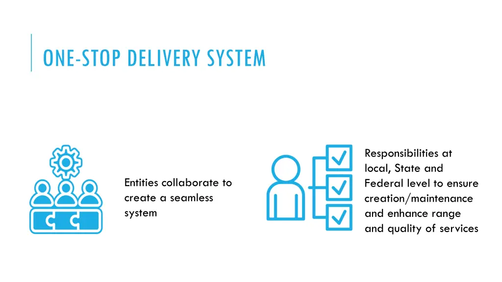 one stop delivery system