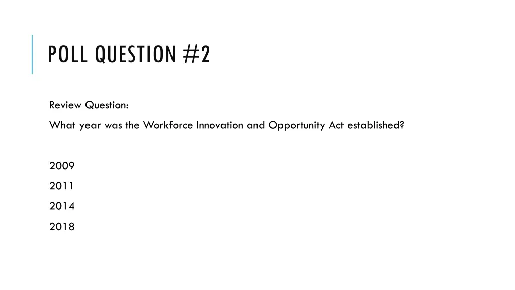 poll question 2