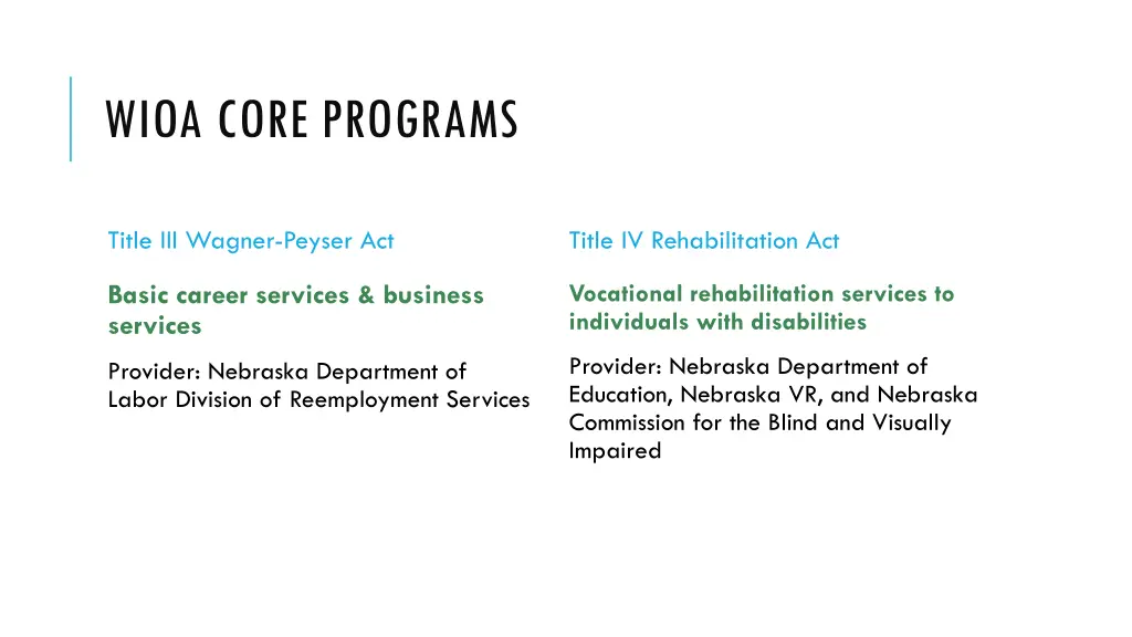 wioa core programs 1