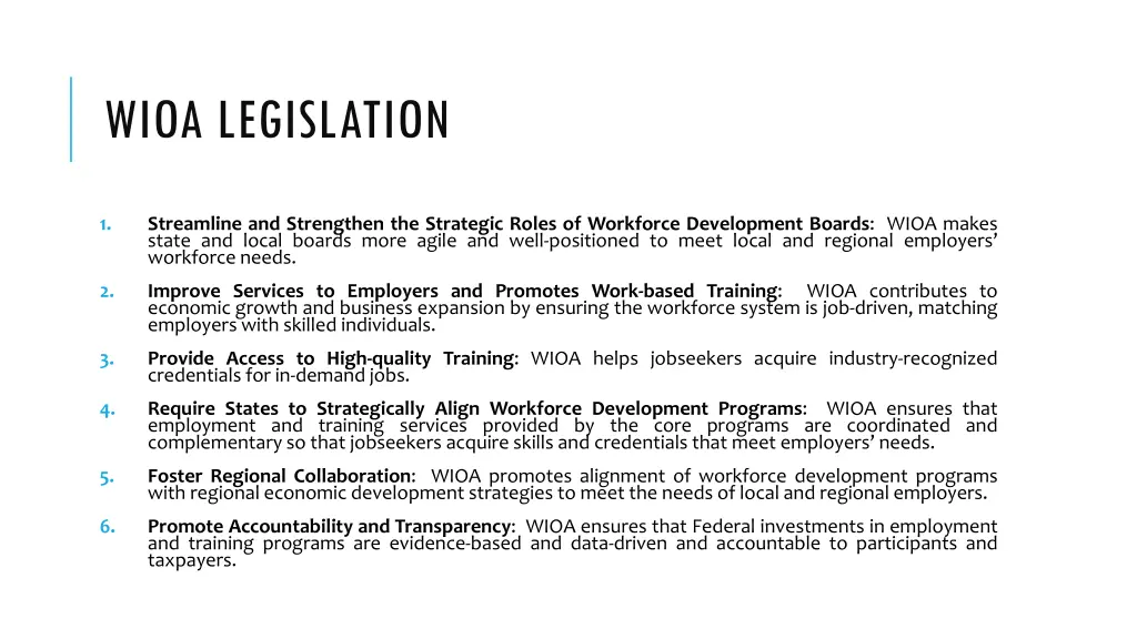 wioa legislation