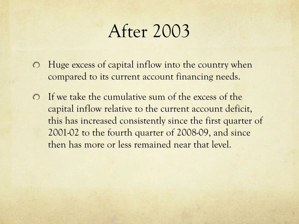 after 2003