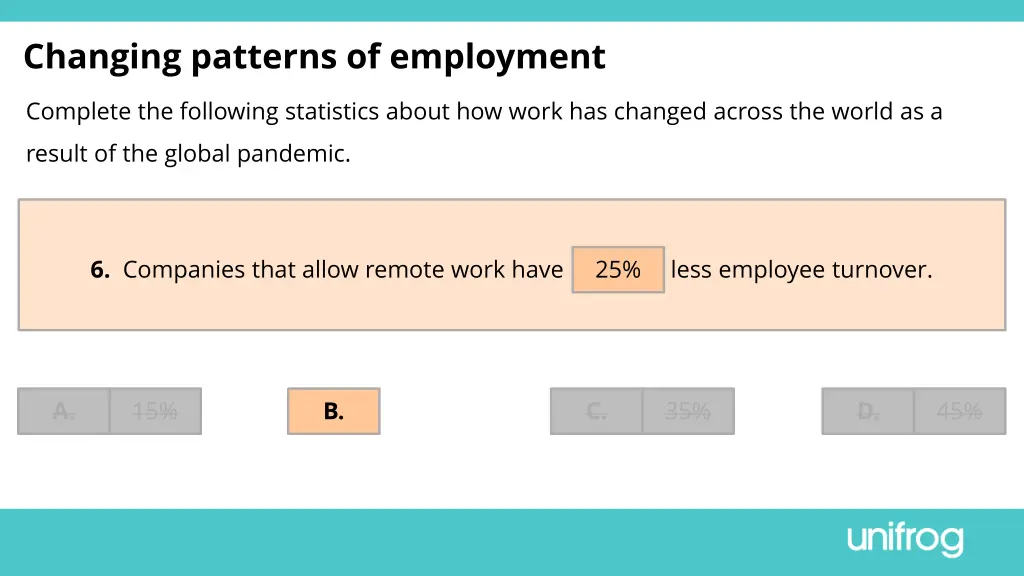 changing patterns of employment 10