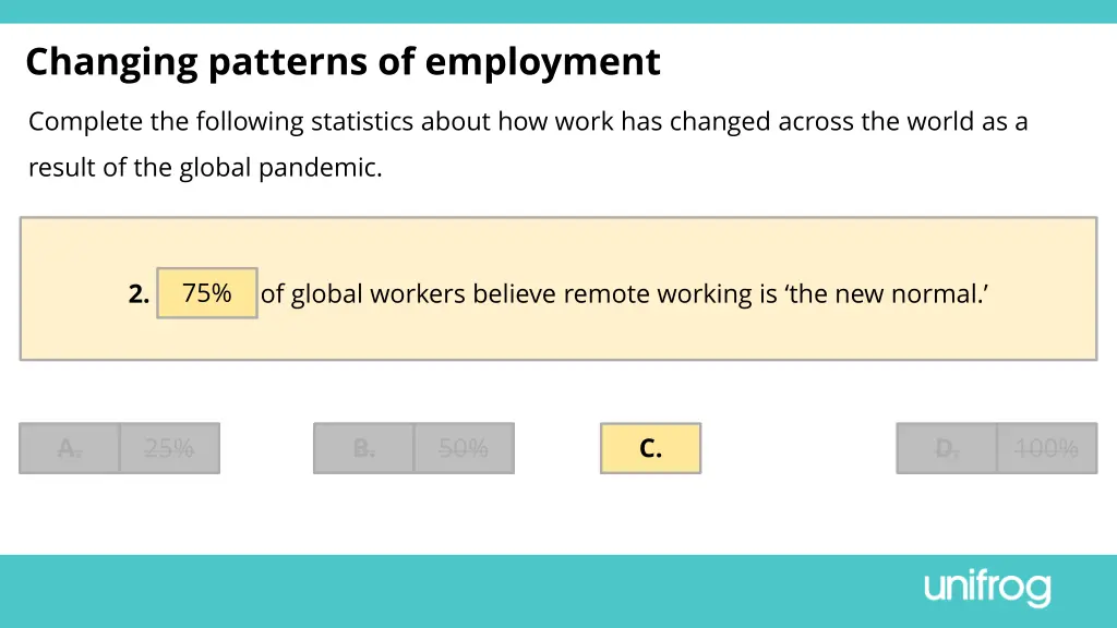 changing patterns of employment 2