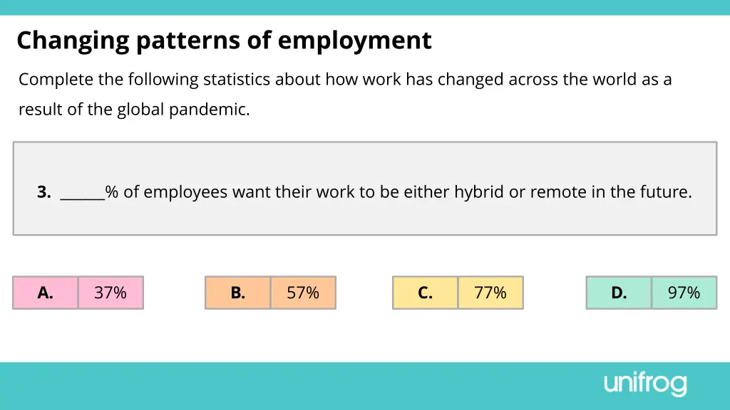changing patterns of employment 3