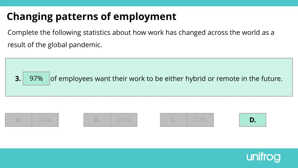 changing patterns of employment 4