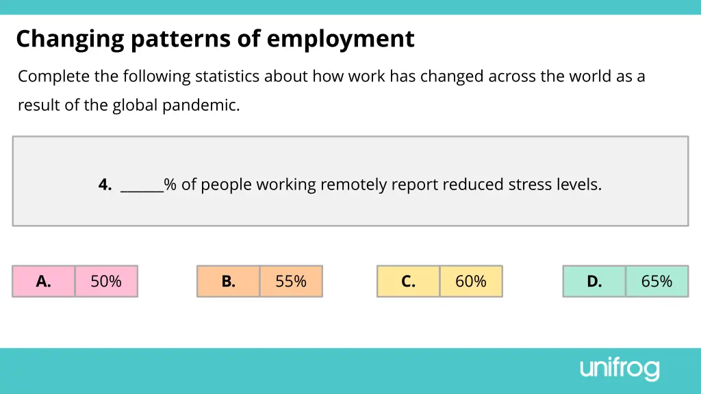 changing patterns of employment 5