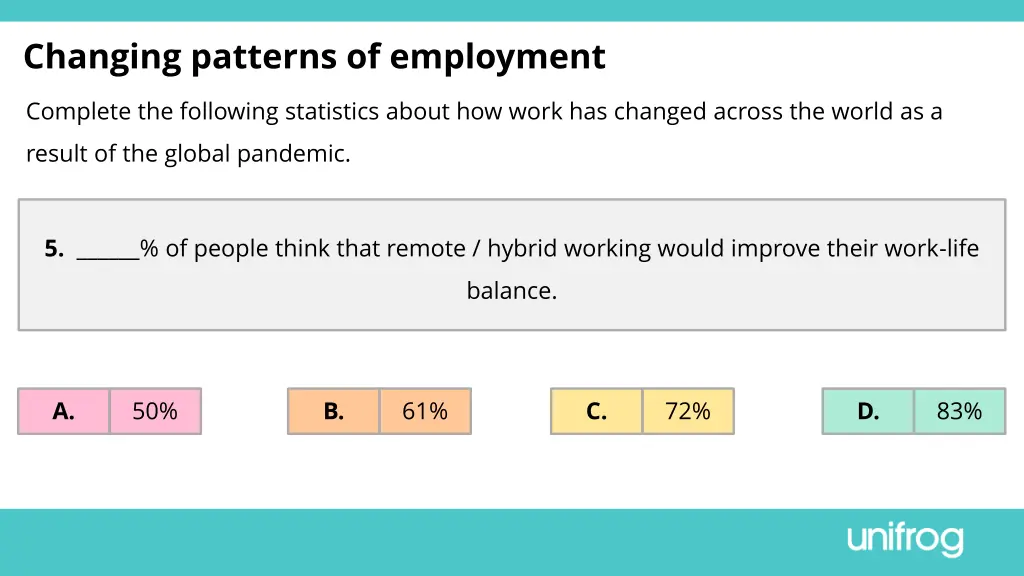 changing patterns of employment 7