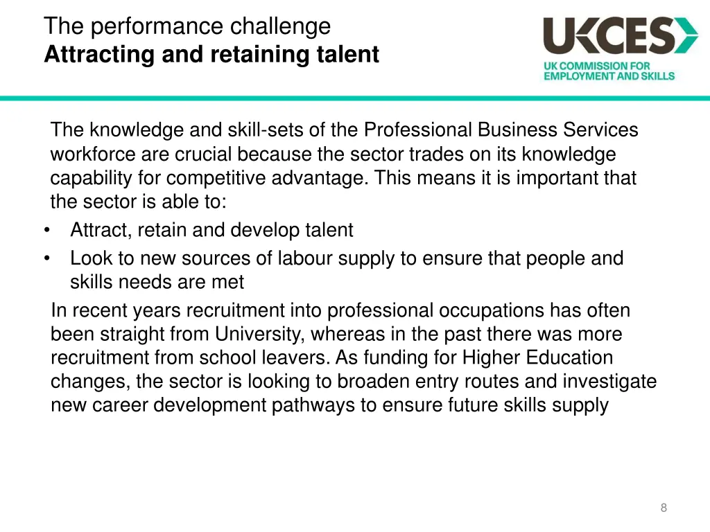 the performance challenge attracting