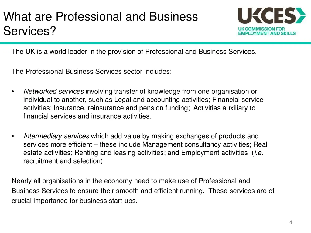 what are professional and business services