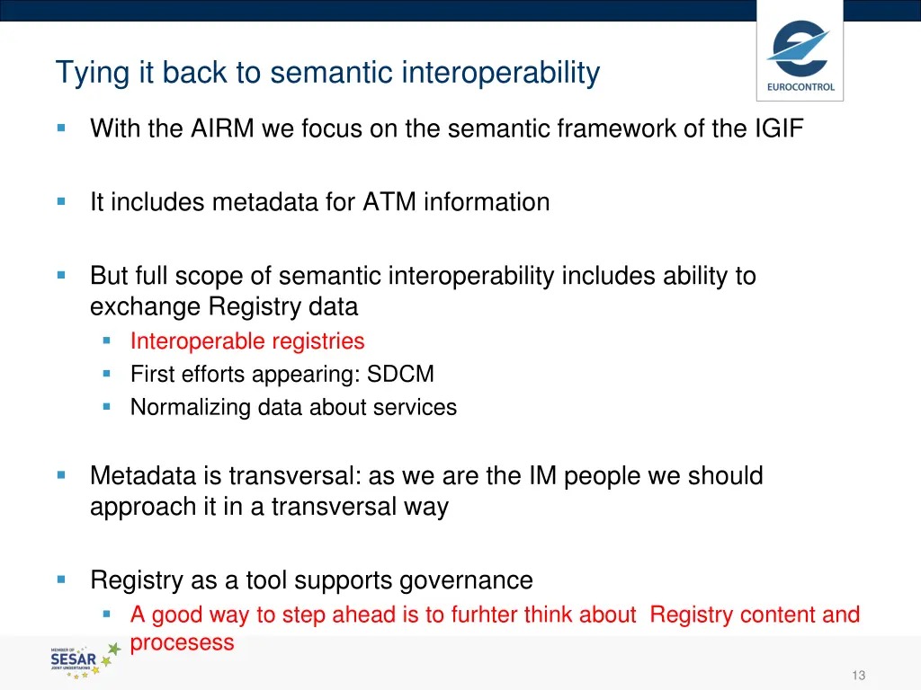 tying it back to semantic interoperability